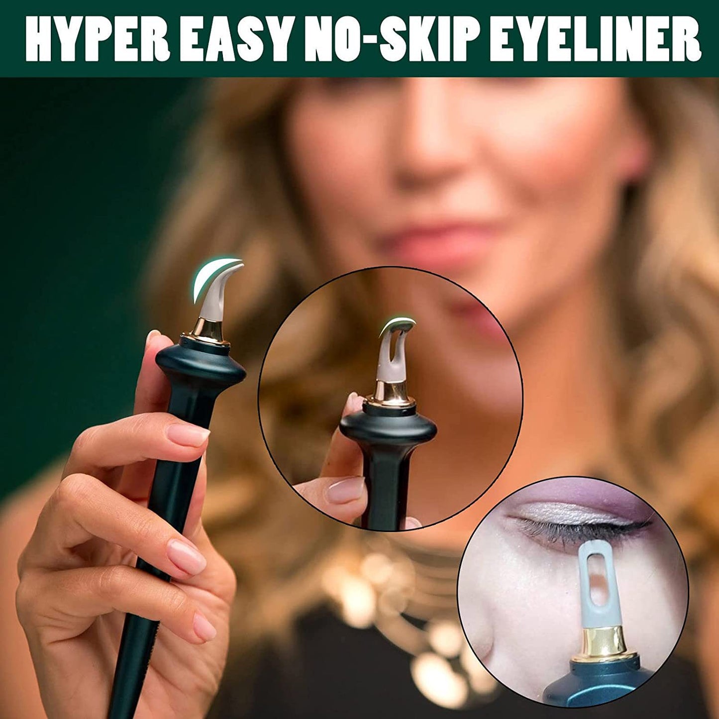 New Silicone Eyeliner Hyper Easy No-Skip Eyeliner 3D Eyeliner Silicone Brush Pen