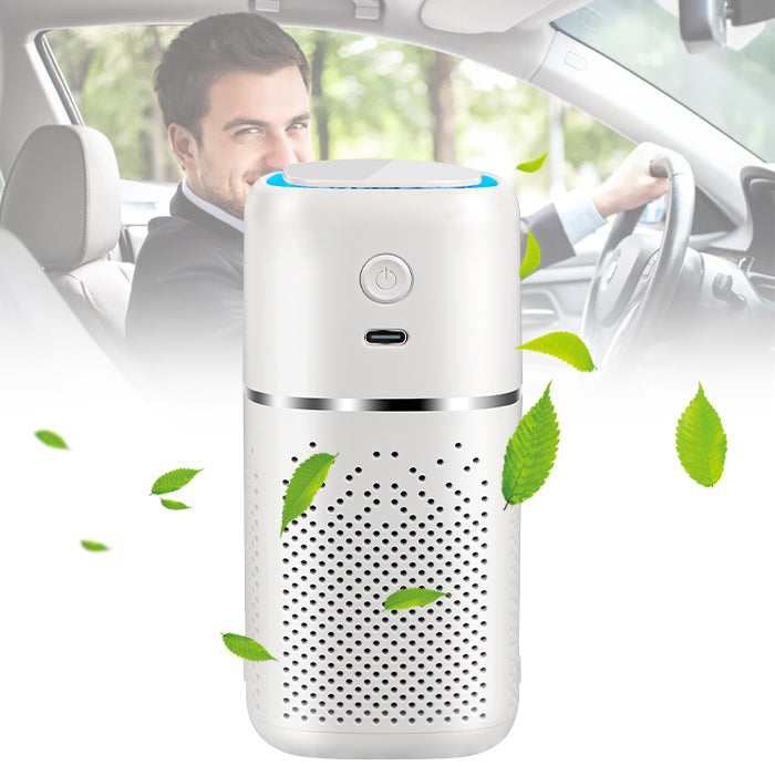 Car Air Purifier Desktop Oxygen Bar Purifier Smoke Removal And Dust Removal UV Ultraviolet Disinfection And Sterilizer Gift