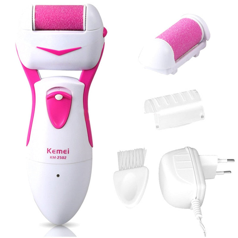 KEMEI KM-2502 Foot Care Tool Feet Dead Skin Removal Skin Care Foot Exfoliator Heel Cuticles Remover Pedicure Machine