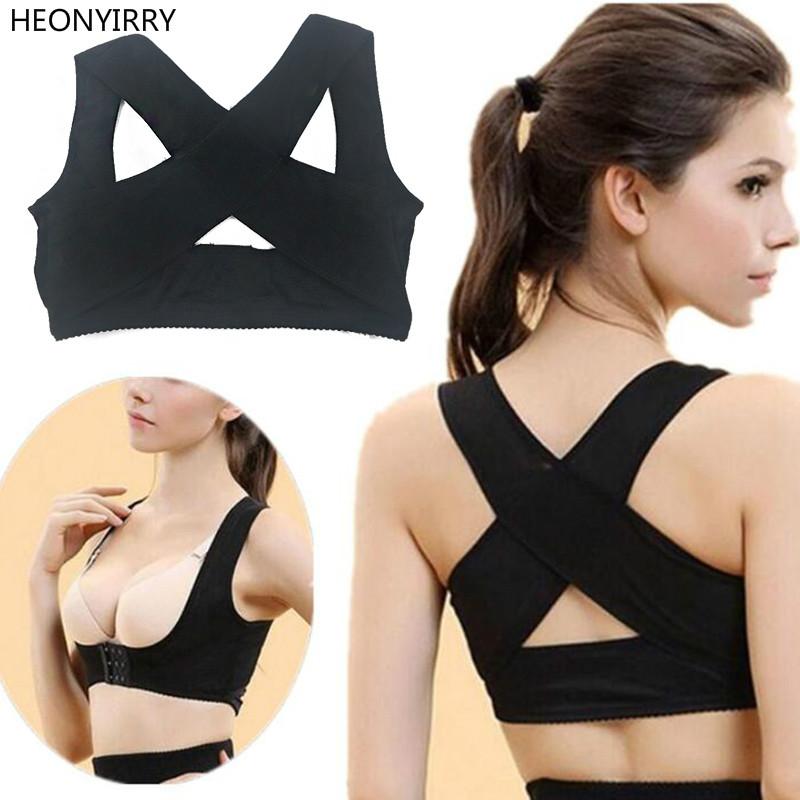 Posture Corrector Adjustable Women Back Support Belt Orthotics Posture Correction Brace Rectify Posture Corset Face Lift Tool