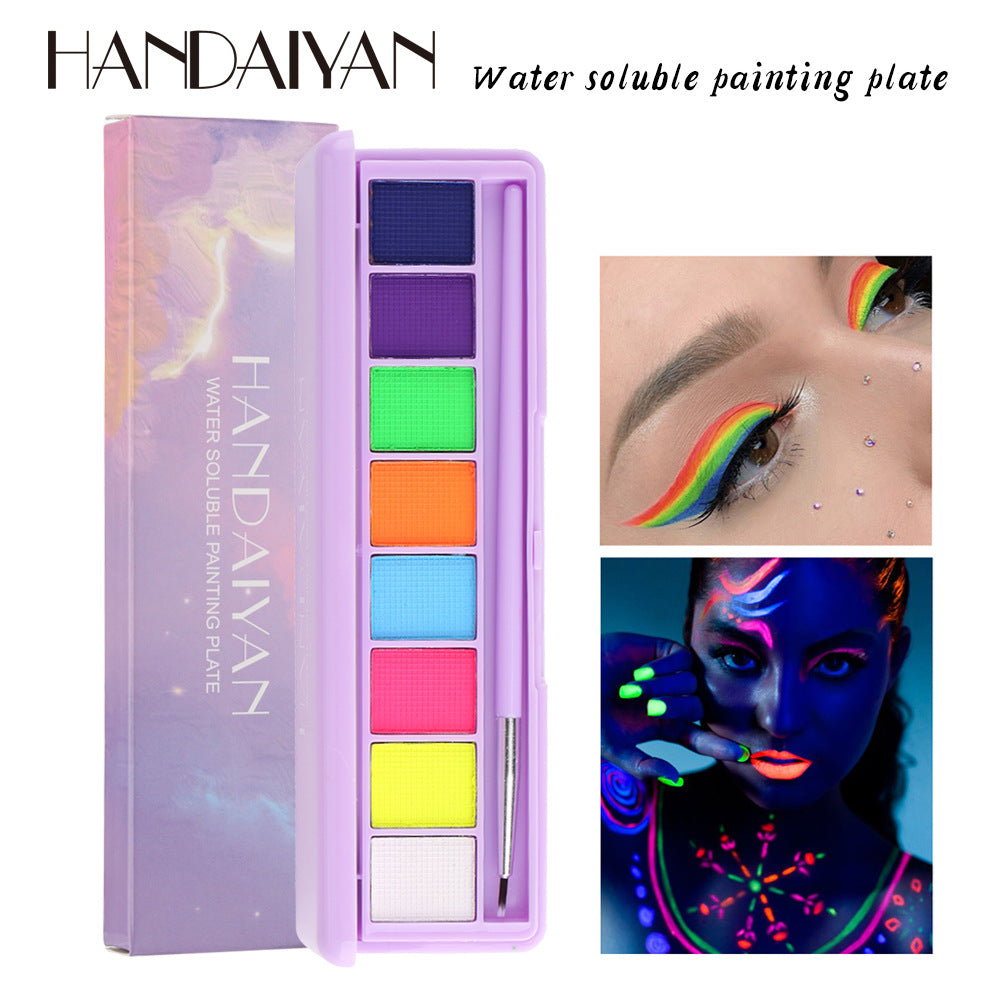 HANDAIYAN Water Soluble Body Paint Cream Eyeliner Eye Shadow Ultraviolet Luminous Paint Face And Body Paint