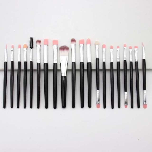 20 eye makeup brushes eyebrow brush foundation brush eye shadow lip brush Silicone Nylon Eye Shadow