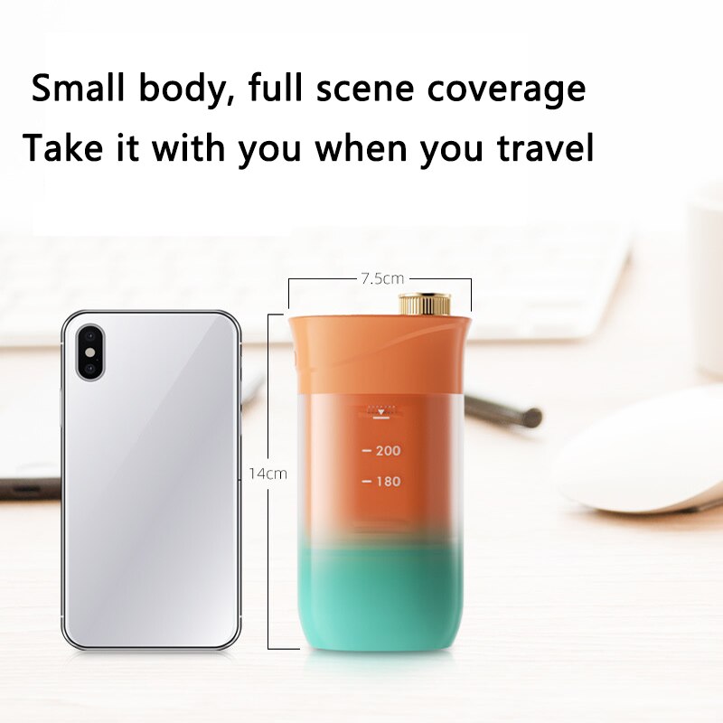 Portable Oral Flusher Mini Water Toothpick Teeth Cleaner Dental Flusher Oral Teeth Cleaner Water Pulse Large-Volume 200ml