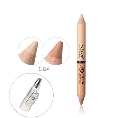 Meinuo New One-Stroke Dual-Use Double-Headed Shading Pen High-Gloss Pen Wood Can Be Sharpened