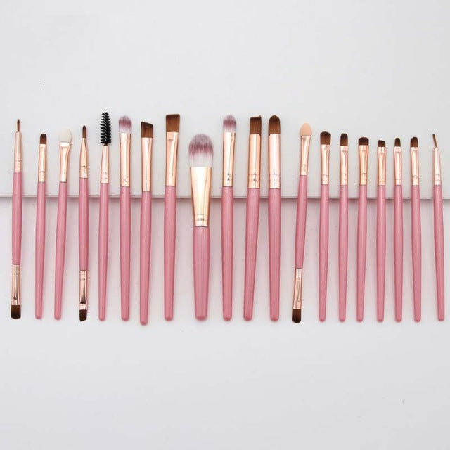 20 eye makeup brushes eyebrow brush foundation brush eye shadow lip brush Silicone Nylon Eye Shadow