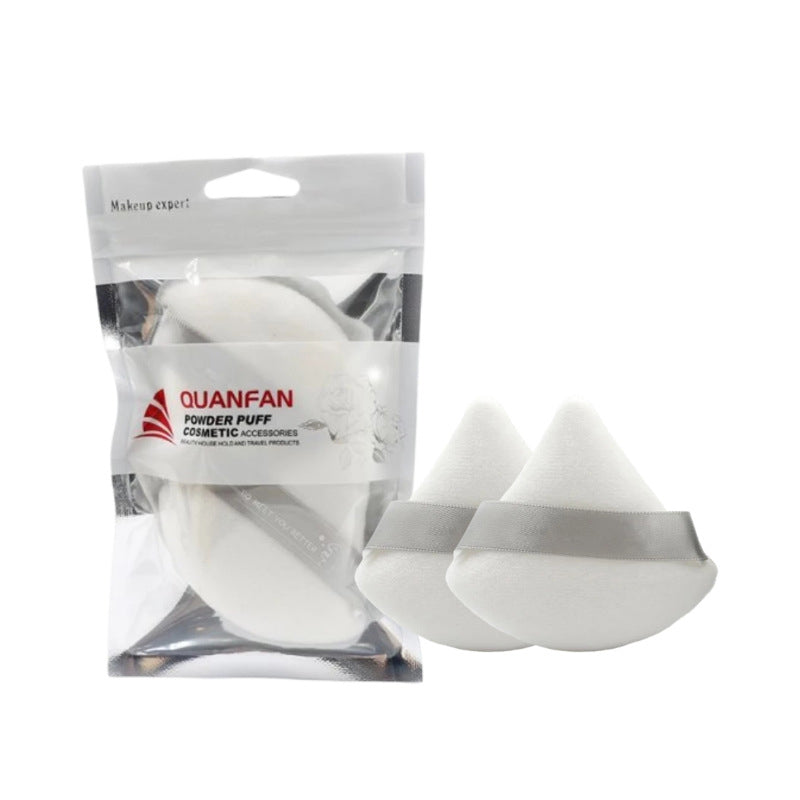 Triangle Dry Powder Puff Fiber Crystal Cotton Delicate On Makeup Beauty Tools Powder Puff
