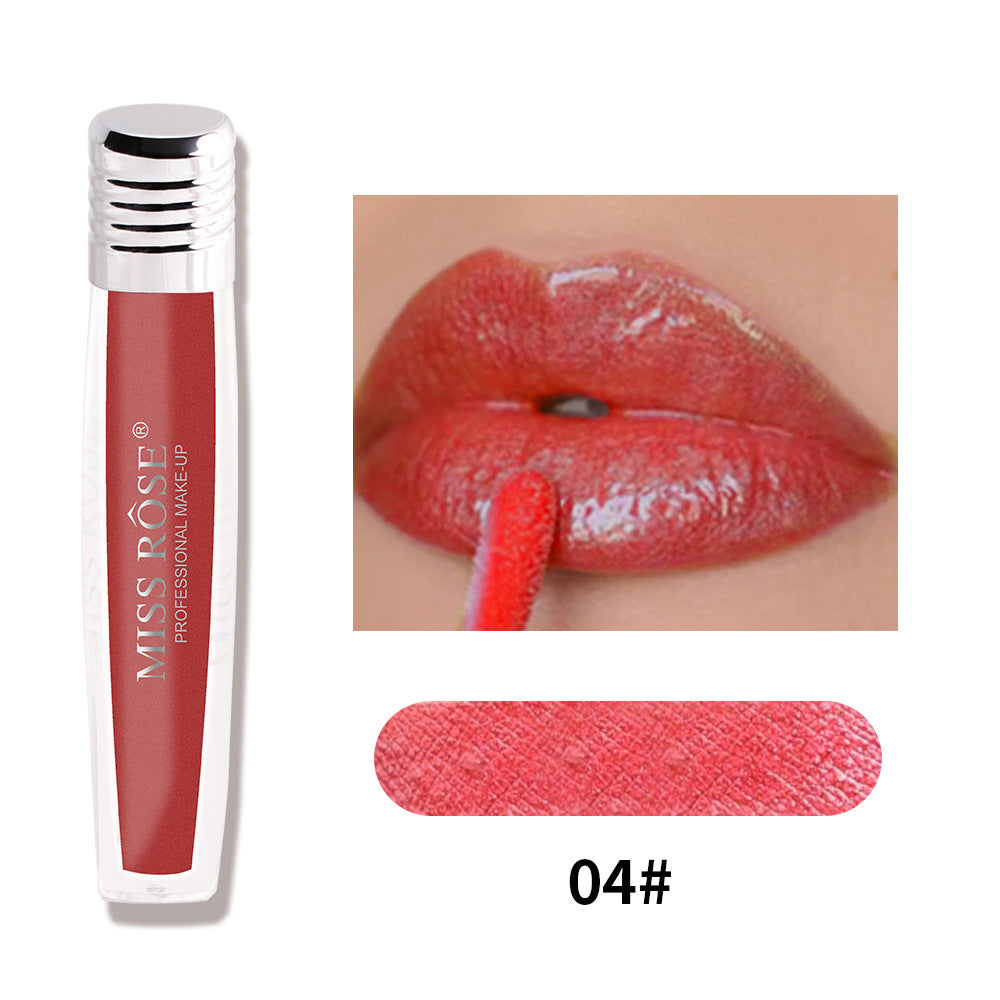 Candy Pearl Lip Gloss Liquid Matte Lip Gloss Without Color Loss And Non-Sticky Cup Velvet Lip Glaze
