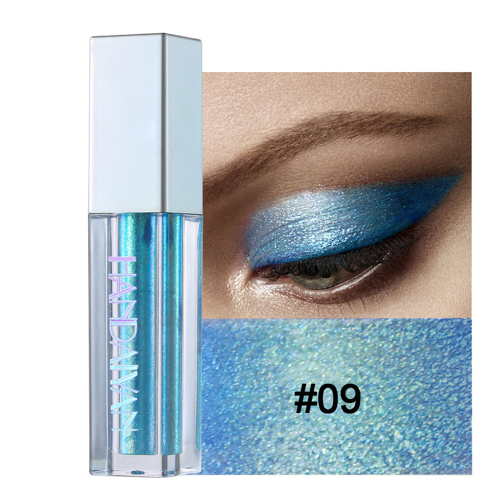 HANDAIYAN Eye Shadow Marble Liquid Eye Shadow Color Shine Diamond Chameleon Pearl Liquid Eye Shadow