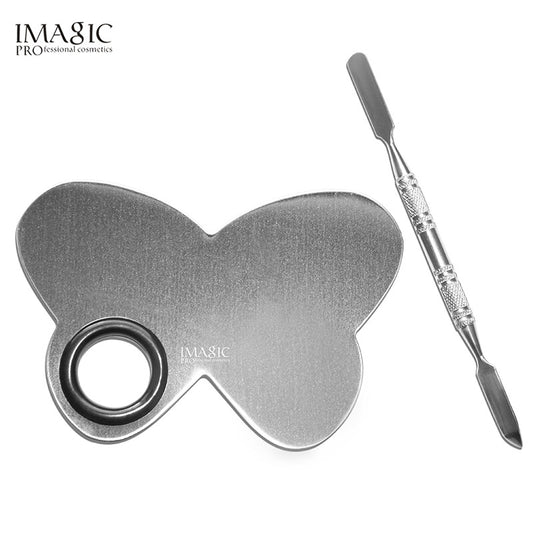 IMAGIC Stainless Steel Color Palette Color Stick Makeup Artist Special Color Steel Plate Beauty Tool