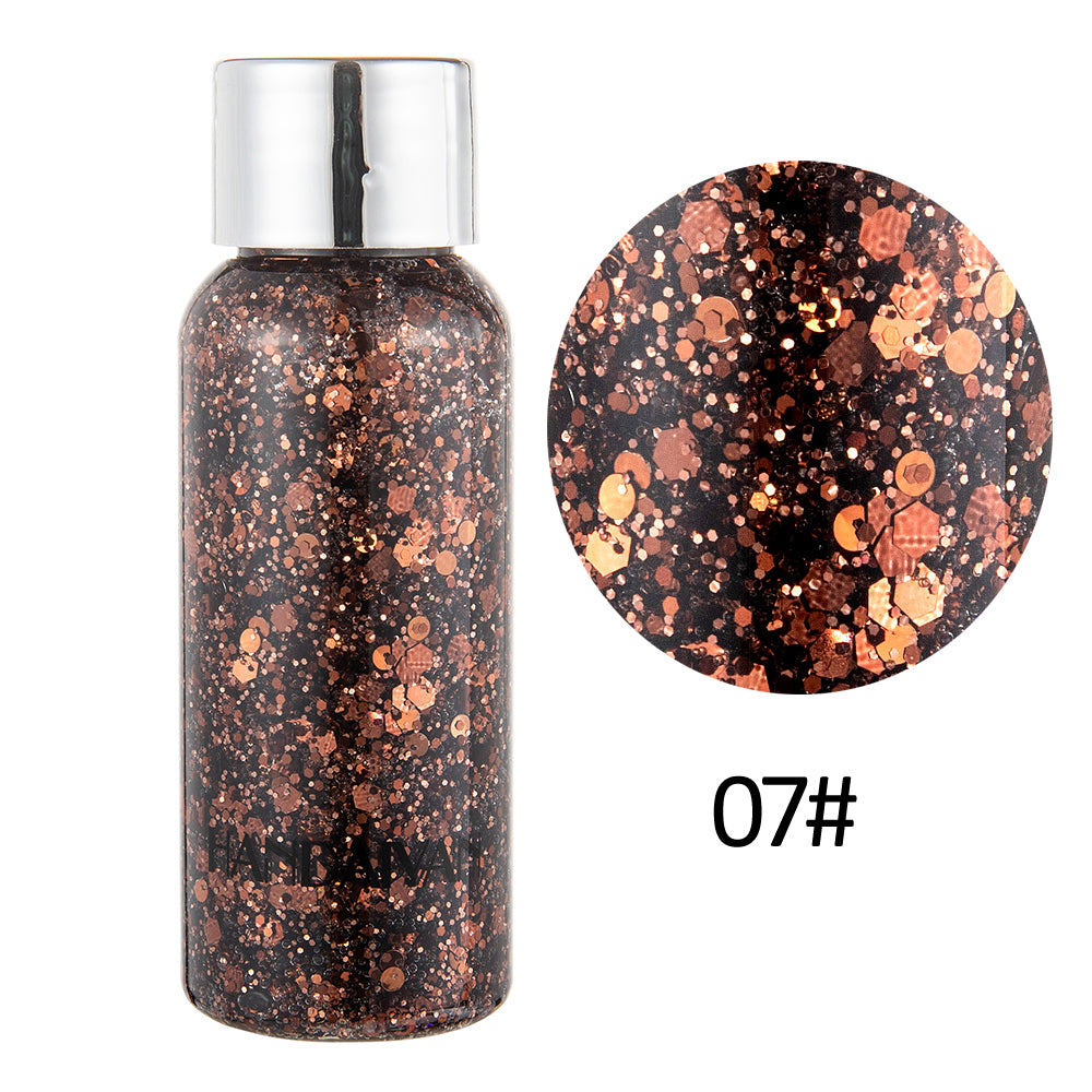HANDAIYAN Mermaid Scales Face Body Sequined Body Lotion Sequins Eyeshadow Bright Polarized Stage Makeup
