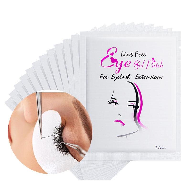 20/80 Pairs under Gel Pad Patch Lint Free Extension Tape Eyelashes Grafting Eyelash Mask Eye Makeup Paste