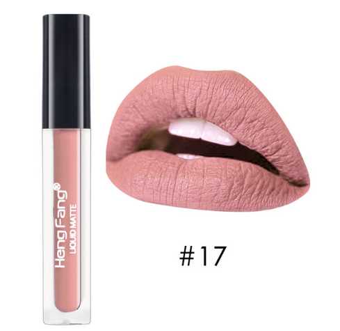 Long-lasting Waterproof Matte Liquid Lipstick 20 Colors Lip Gloss 2g Beauty Makeup Brand HengFang #H7014