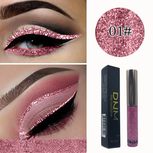 16 Colours Shiny Pearlescent Metallic Eyeliner Eyeshadow Pen Glitter Matte Liquid Eyeliner Waterproof Lasting Maquiagem TSLM1