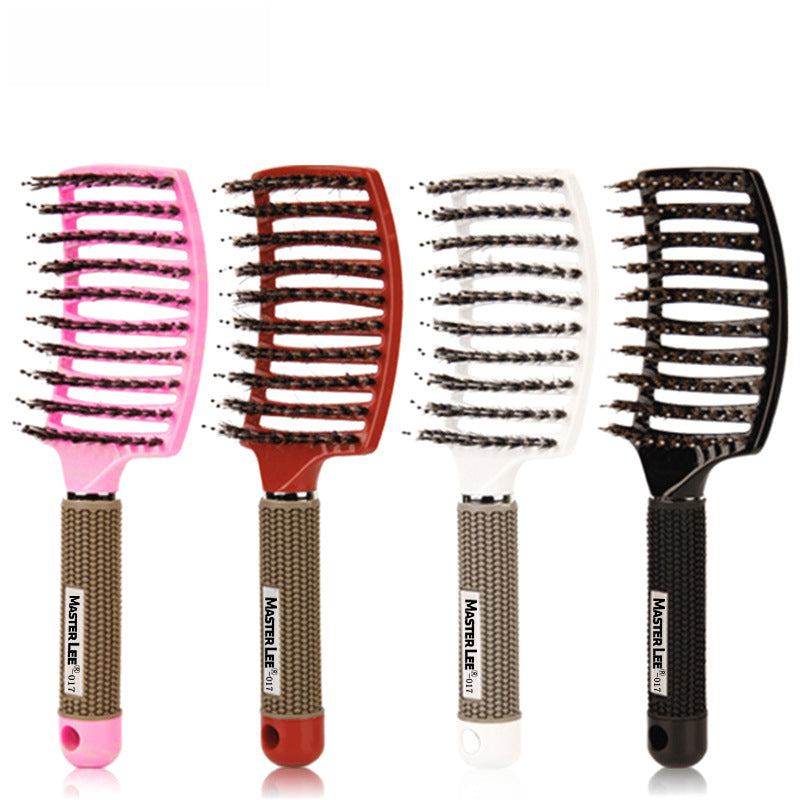 Hairbrush Bristle Nylon Comb Hair Scalp Massage Salon Hairdressing Styling Tools