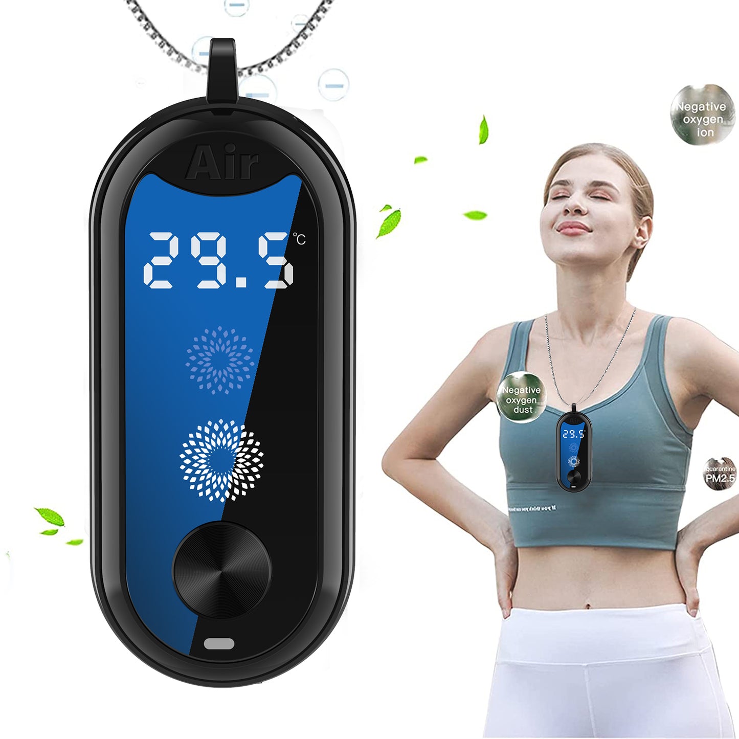 Mini Small Negative Ion Portable Air Purifier Home Portable Necklace Hanging Neck Air Purifier
