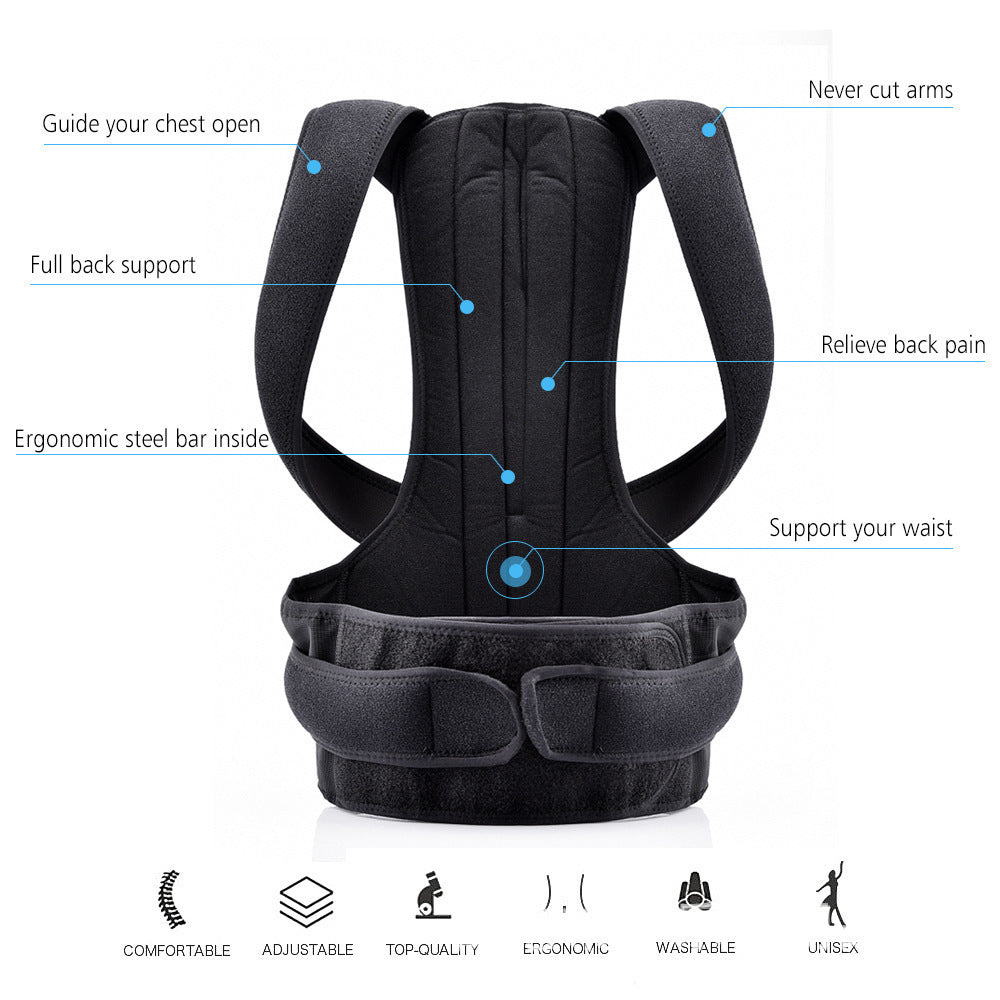 HailiCare Anti-Hunchback Correction Belt Adult Posture Correction Instrument Posture Corrector