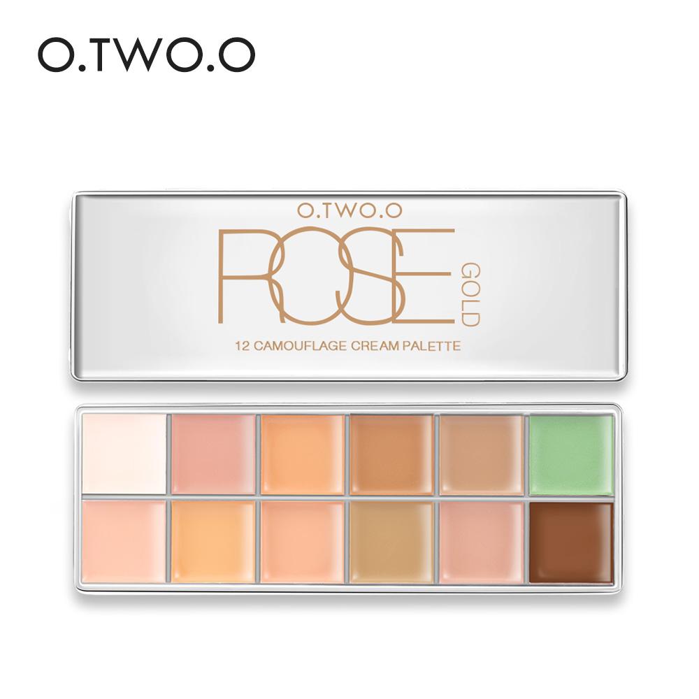 O.TWO.O Paleta De Corretivo Profissional 12 Colors Cosmetic Camouflage Concealer Palette Face Makeup