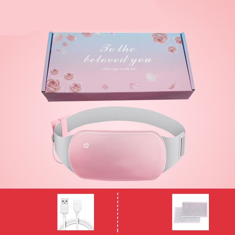 Warm Belt Big Aunt Artifact Girl Massage Belly Warm Palace Treasure Electric Heating Vibration Belt