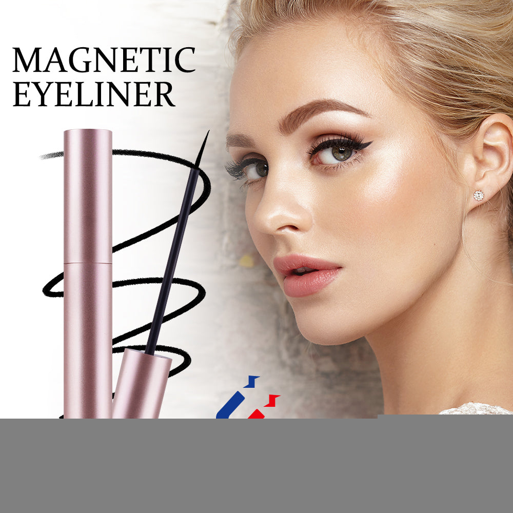 5 Ml Magnetic Liquid Eyeliner For Magnets Eyelashes Rose Gold Quick Drying Waterproof Eye Liner Girls Make-Up Cosmetic Tool