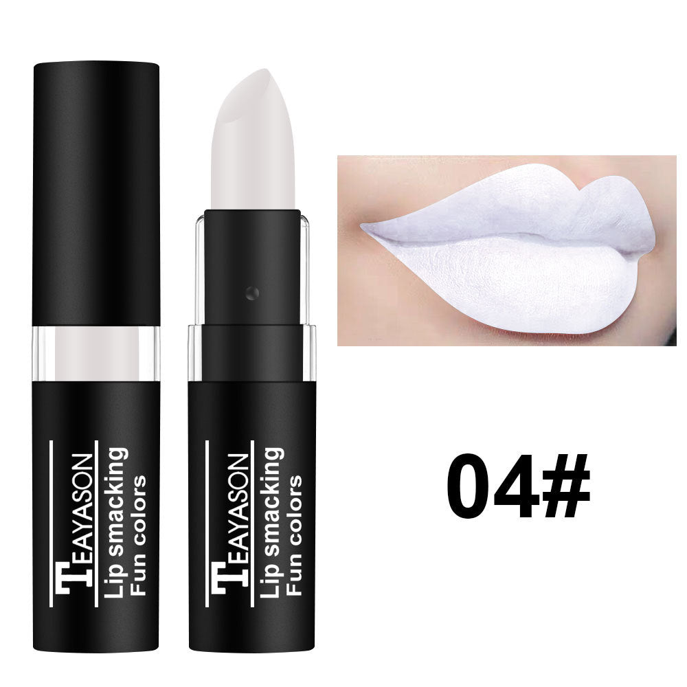 Lipstick White Nude Vampire Olive Green Black Purple Halloween Creative Makeup Retro