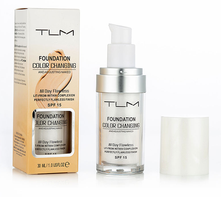 30ml TLM Color Changing Liquid Foundation Makeup Change To Your Skin Tone By Just Blending