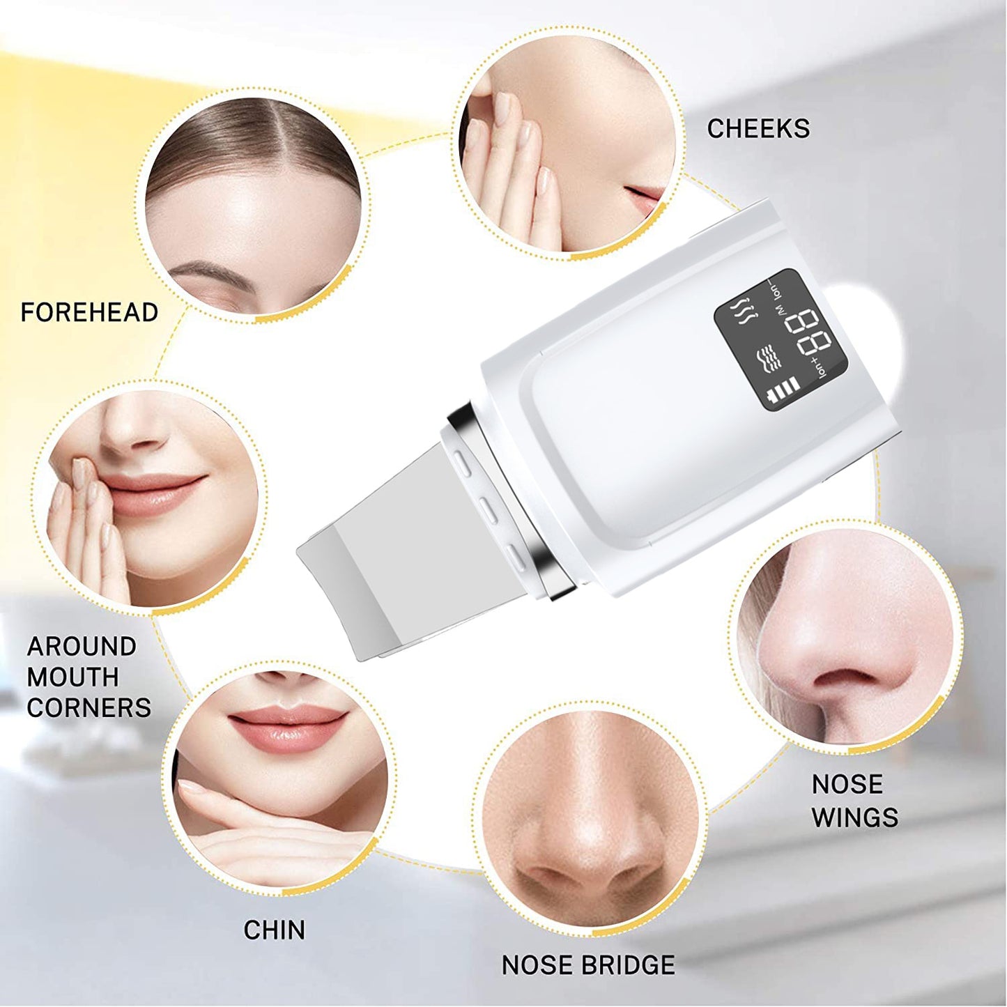 LCD Screen Cleans Pores Removes Blackheads And Pimples Oil And Dirt Facial Peeling Machine