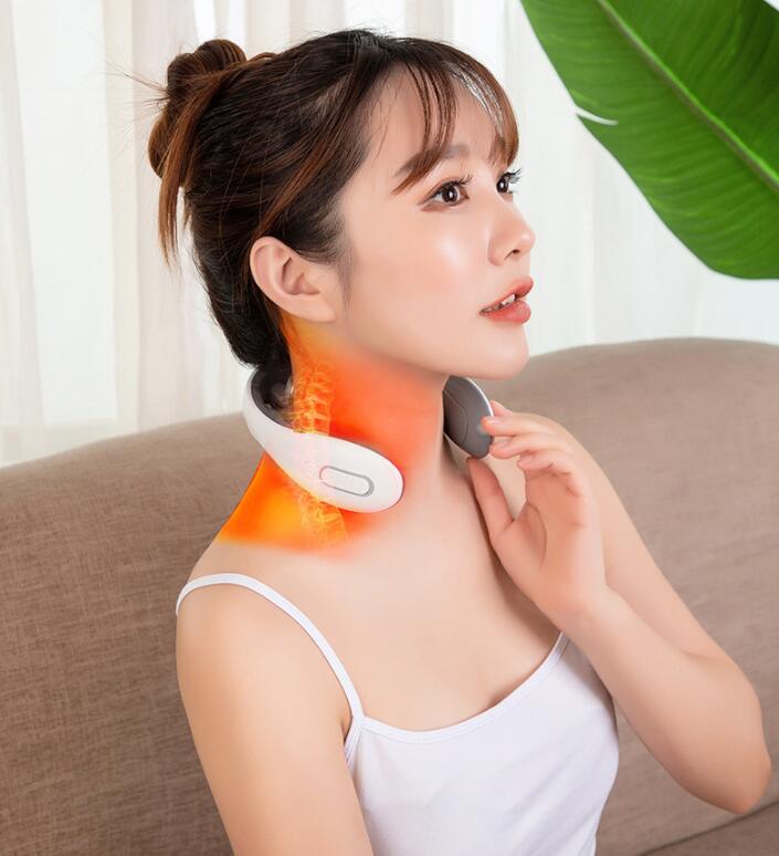 Cervical Spine Massager Home Electric Intelligent Neck Guard Neck Massager Spine Pulse Shoulder And Neck Massager