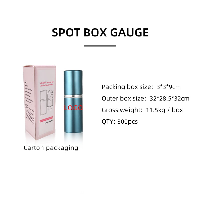 New Volcanic Stone Oil-Absorbing Ball Aluminum Alloy Volcanic Stone To Oil Stick Face Beauty Cleaning Dual-Use Beauty Makeup Ball