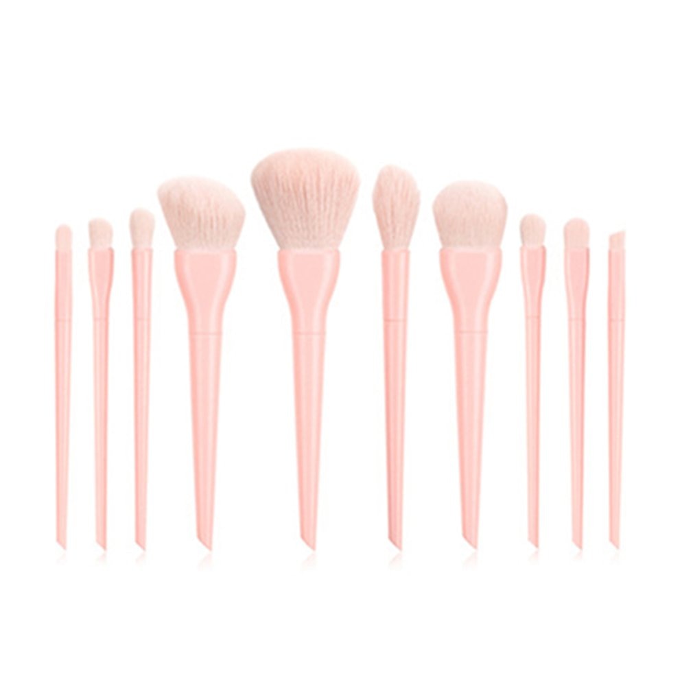 10pcs Luxury Makeup Brushes Sets For Foundation Powder Blush Eyeshadow Concealer Lip Eye Makeup Brush Cosmetics Beauty Tool