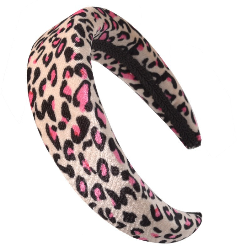 Milk Silk Face Wash Hair Band Velvet Sponge Hair Band Thickened Velvet Black Headband for Women