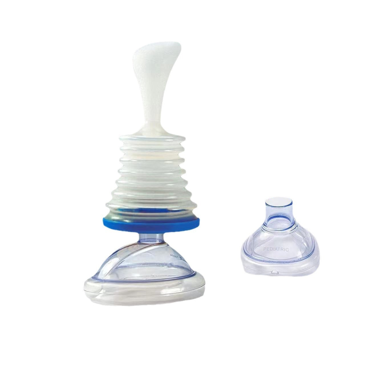 Respiratory trainer suffocation first aid mask artificial heart and lung Choking Emergency Device