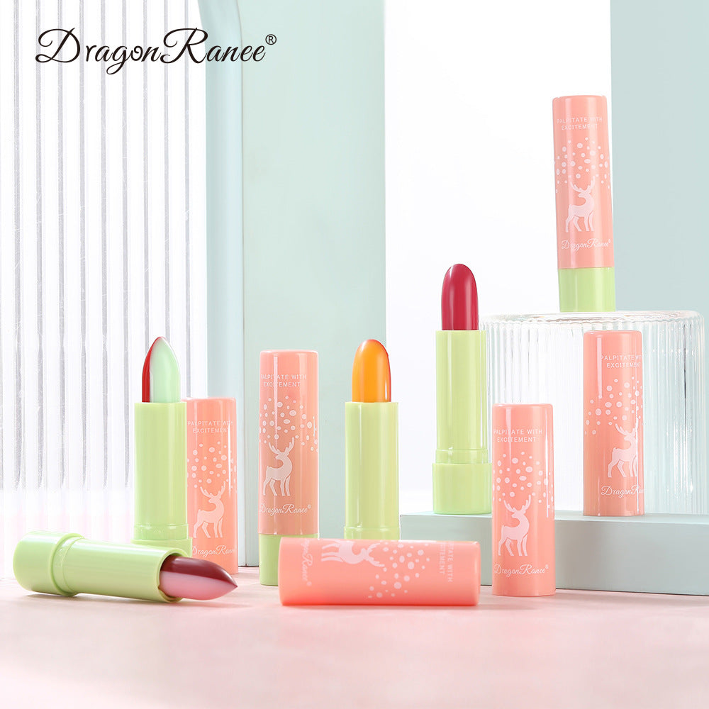 Macaron Color Changing Single And Double Color Lipstick Lipstick Lasting And Not Easy To Decolorize Biting Lip Moisturizing Warm Color Lipstick