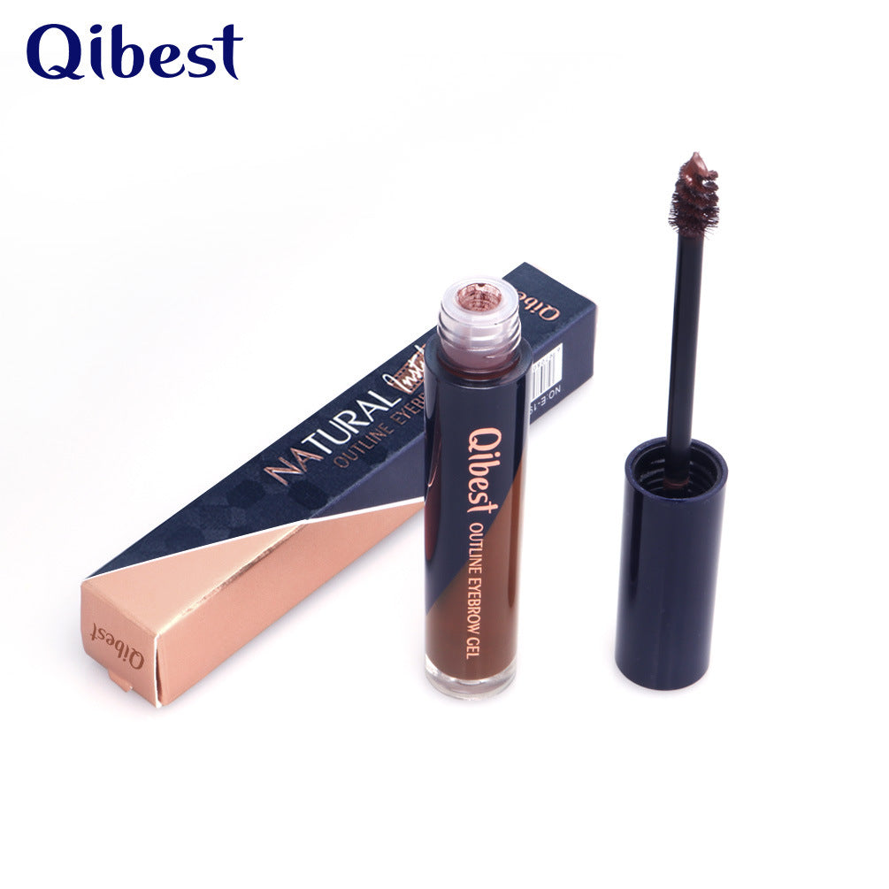 QIBEST Three Dimensional Thick Eyebrow Dyeing Liquid Eyebrow Dyeing Eyebrow Cream Waterproof Makeup Does Not Smudge Does Not Take Off Makeup