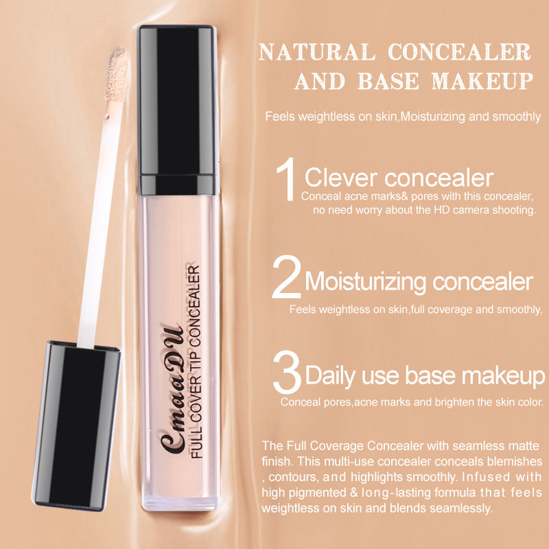 CmaaDU Concealer Concealer Pen Concealer Artifact Face Acne Marks Cover Acne Spots Dark Circles Natural Color