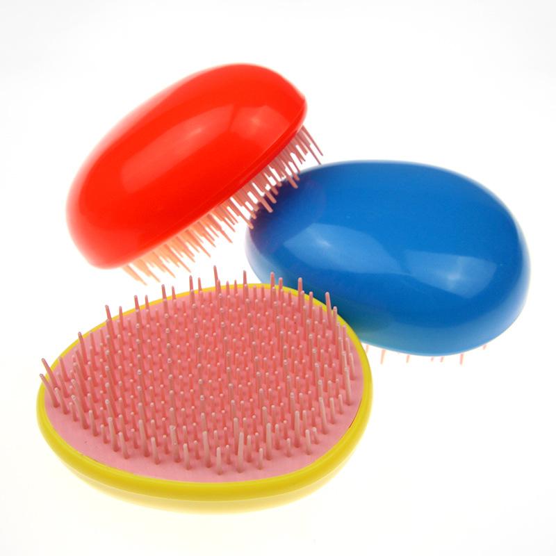 1pc Egg Design Magic Hair Brush Plastic Tangle Detangling Comb Head Scalp Massage Comb Salon Shower Hair Styling Tools