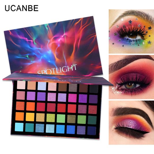 Ucanbe 40 Color Spotlight Eyeshadow Palette Shimmer Matte Color Eyeshadow Palette