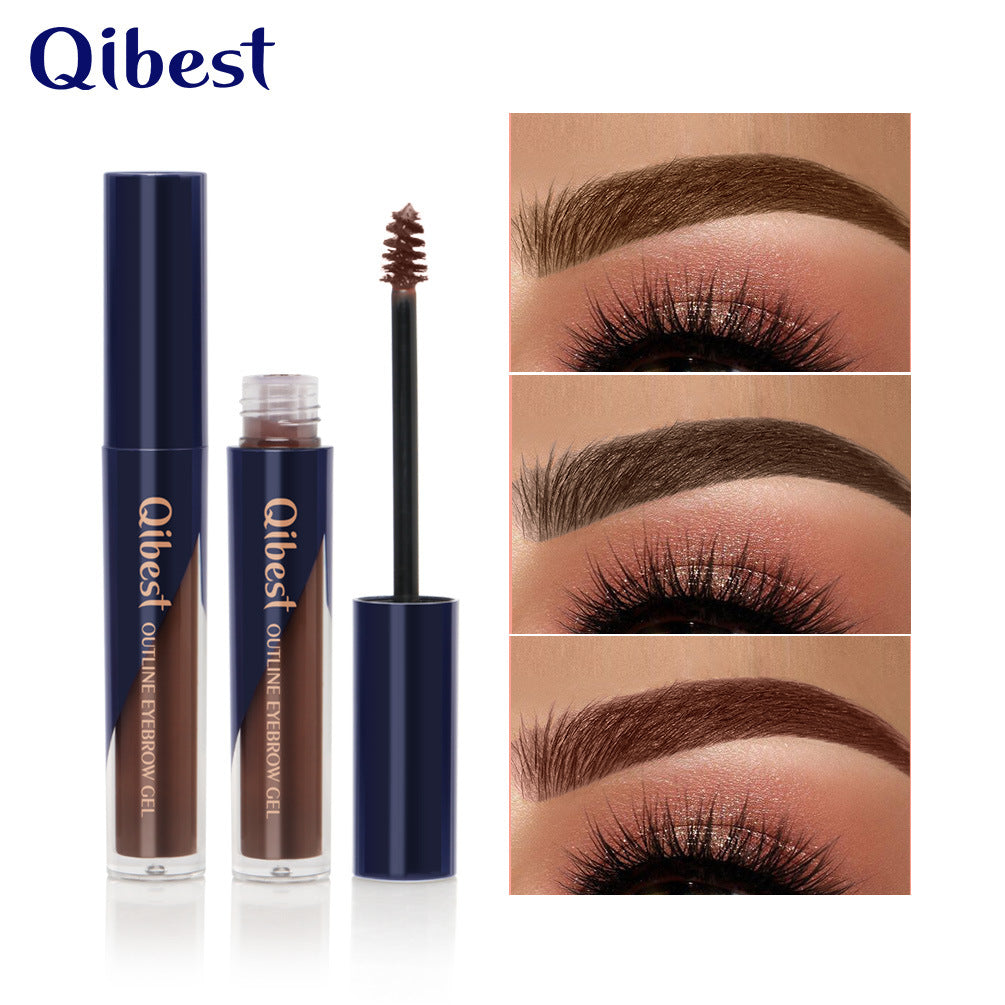 QIBEST Three Dimensional Thick Eyebrow Dyeing Liquid Eyebrow Dyeing Eyebrow Cream Waterproof Makeup Does Not Smudge Does Not Take Off Makeup