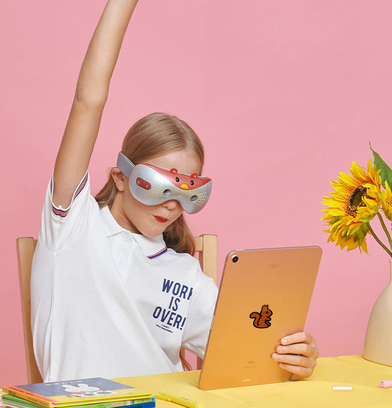 Children's Eye Massager Primary And Secondary School Students Eye Care Device Eye Massager Hot Compress Vibration Rechargeable