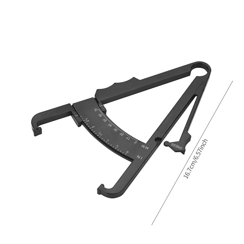 Body Fat Monitors Fat Tester Body Skinfold Tape Measurement Tool with Measure Tape Body Fat Monitors Caliper Health Care Tool