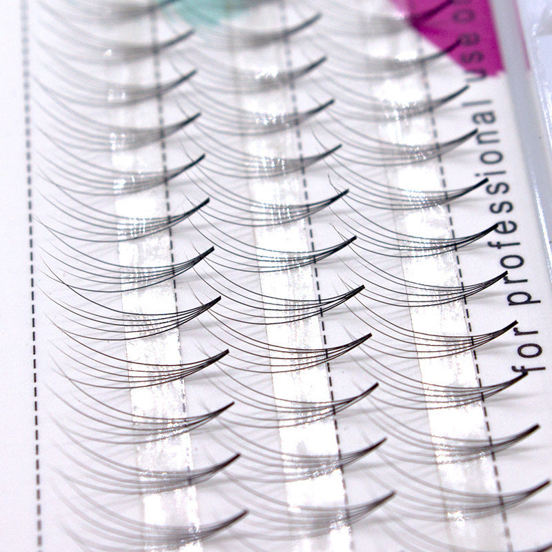 0.07mm Thickness 5 Soft And Realistic Grafted False Eyelashes 8-12mm Long False Eyelashes