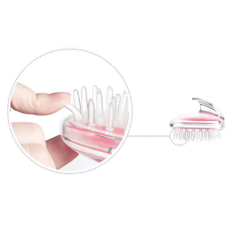 Silicone Head Body To Wash Clean Care Hair Root Itching Scalp Massage Comb Shower Brush Bath Spa Slimming Anti-Dandruff Shampoo