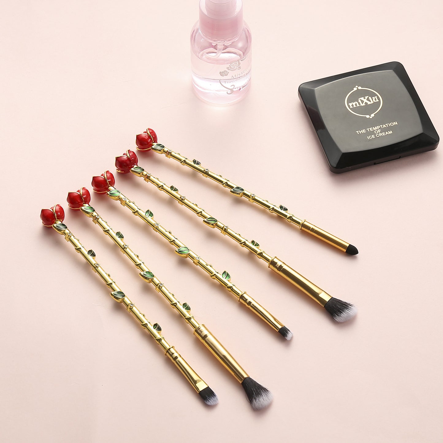 Midi Fox Rose Makeup Brush Tool Little Prince Around Beauty and the Beast Valentine's Day Gift