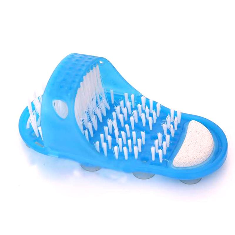 Easy Feet Foot Cleaner Bathroom Massanger Slipper Bath Shoe Pumice Stone Easyfeet Foot Scrubber Spa Shower Brush Foot Care Tool