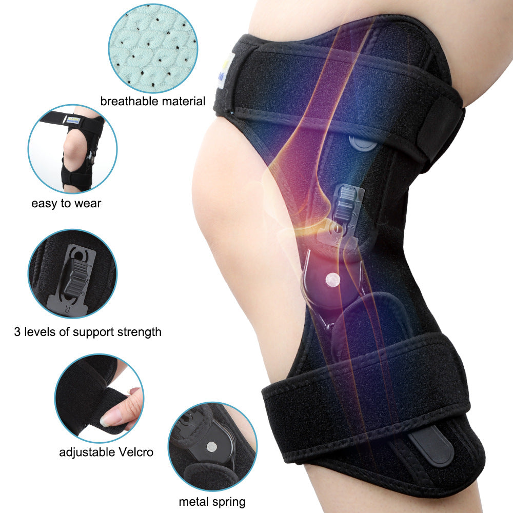Upgraded Version Of The Third-Speed Adjustable Knee Patella Fixed Support Elderly Climbing Knee Booster