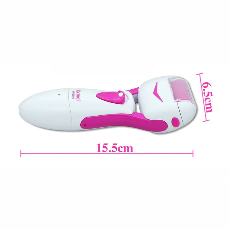 KEMEI KM-2502 Foot Care Tool Feet Dead Skin Removal Skin Care Foot Exfoliator Heel Cuticles Remover Pedicure Machine