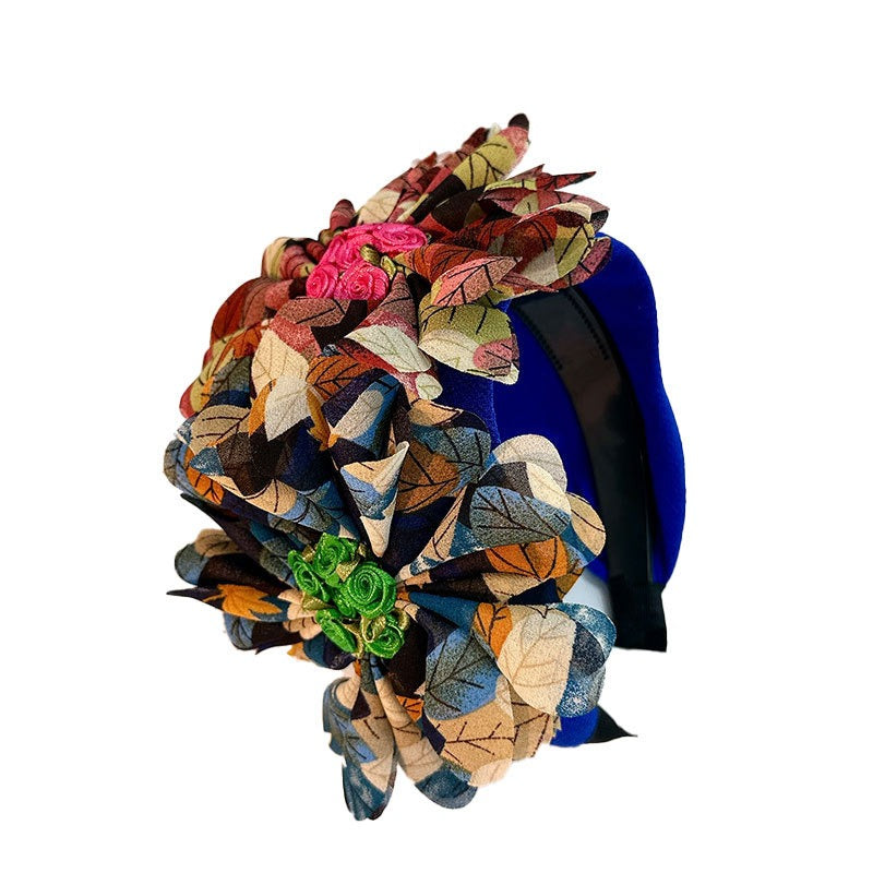 Fashionable handmade fabric flower headbands