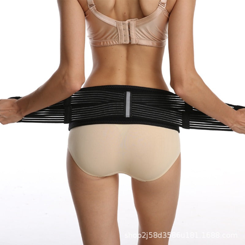 Postpartum restraint of pelvic girdle, hip girdle, sacral girdle, pelvic correction girdle, assisted pelvic contraction in pregn