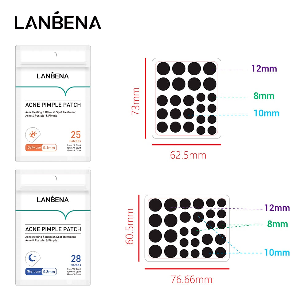 LANBENA Acne Pimple Patch  Invisible Acne Stickers Blemish Treatment Acne Master Pimple Remover Beauty Tool Skin Care
