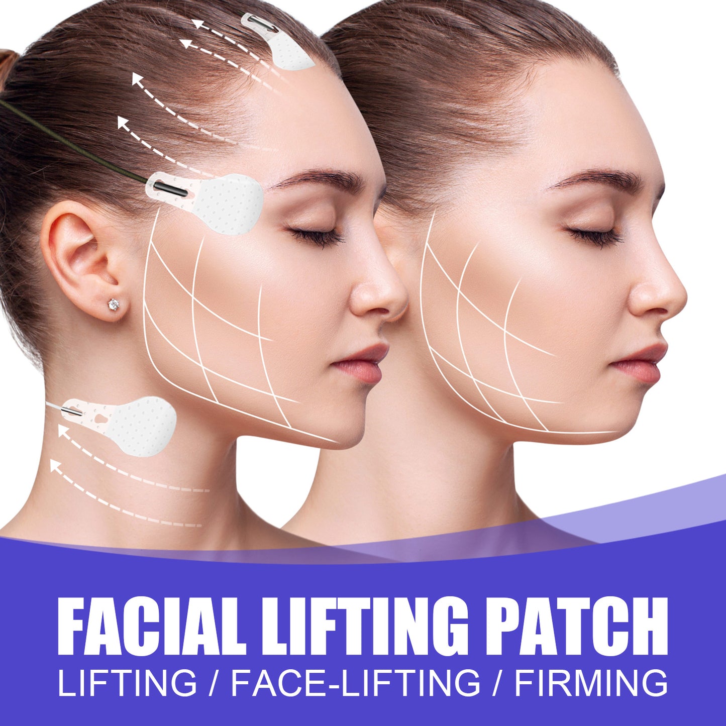 Face Lifting Patch V-Shaped Face Lifting Patch Skin Firming And Thin Chin Muscle Lifting And Swelling Elimination Shaping Patch