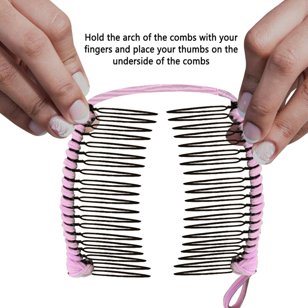 Hair Clip Hairpins and dish Girls Curly Hair Accessory Stretchable Banana Comb Hairpins Pins Styling Hair Coloring Chalk